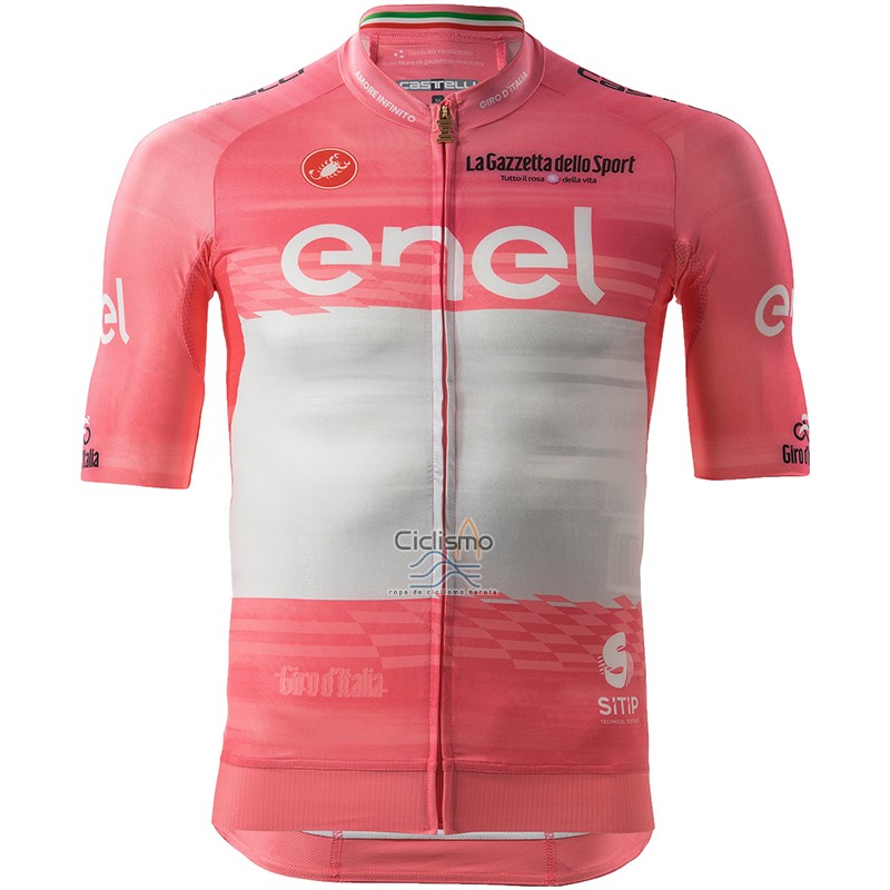 Giro d'Italia Ropa Ciclismo Culotte Corto 2023 Hombre Mangas Cortas Rosa